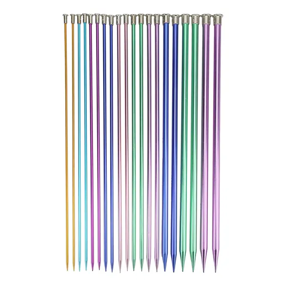 Agujas De Tejer De Colores Superlargas Para Suéteres Y Bufan