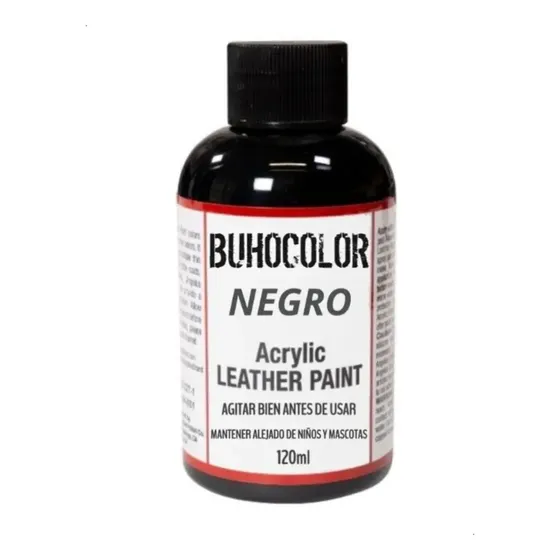 Pintura Negro Para Zapatillas Cuero Vinilico Tela /universal