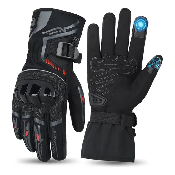 Guantes Moto Invierno Térmicos Impermeables Táctiles