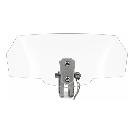 Spoiler Deflector De Viento Parabrisa Universal Moto Acero