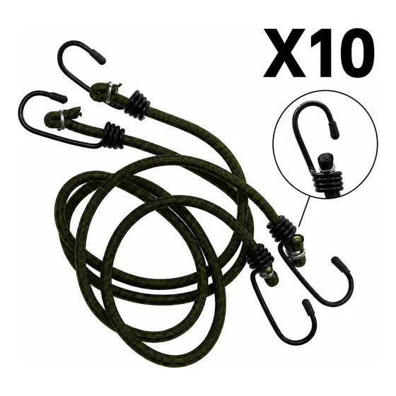 Tensor Elastico Tipo Zuncho Sujeta Paquetes Reforzados X10