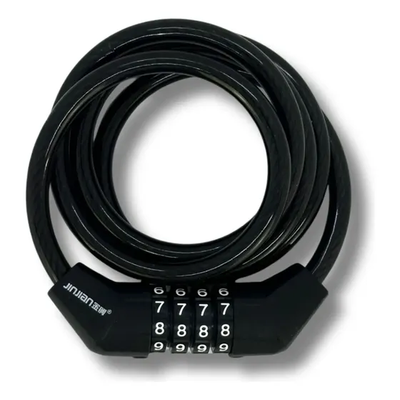 Linga Piton Reforzada Con Clave Para Monopatin Scooter Negro