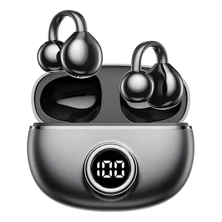 Wireless Earbuds Qjf Clip-on Bluetooth 5.4 Waterproof 40h Color Negro