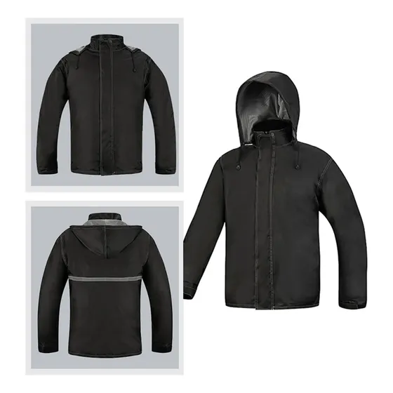 Traje Impermeable Negro Xxl Impermeable Para Bicicletas