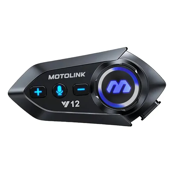 Auricular Motolink Y12 Bluetooth Para Casco Impermeable Con Radio Fm Y Manos Libres
