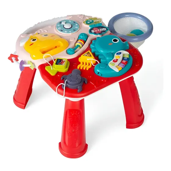 Mesa Actividades Didactica Para Bebes Bebesit 2 En 1. Color Rojo