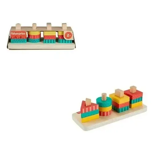 Juguete Clasificador de Formas Fisher-Price de Madera para Niños