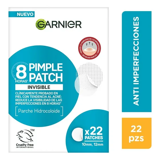 Pimple Patch Invisible Anti Imperfecciones Garnier 22 unidades