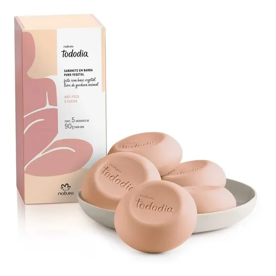 Jabones Natura Tododia Nuez Pecan y Cacao
