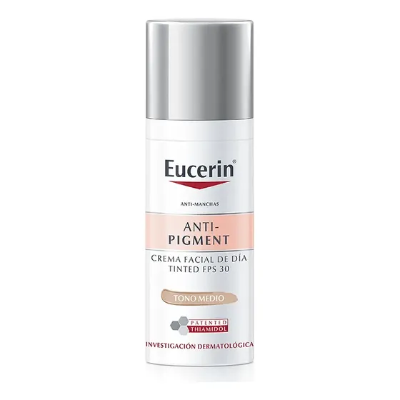 Eucerin Crema Facial De Día Fps 30 Anti-pigment Tono Medio Tipo de piel Sensible