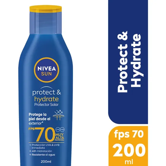 Protector Solar Nivea Sun Protect & Hydrate Fps 70 200ml