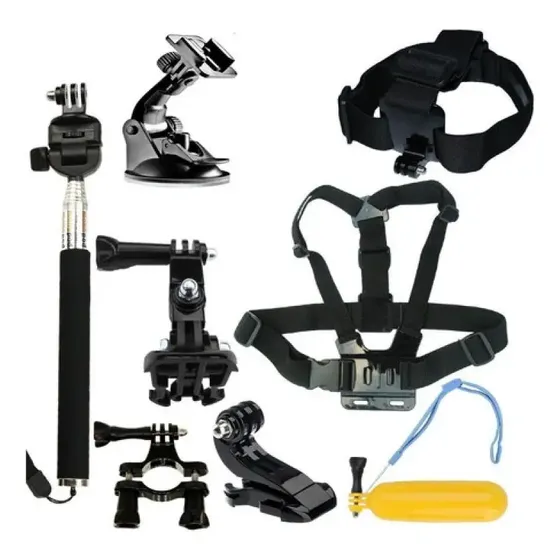 Kit Accesorios Para Gopro Baston Pechera Vincha Soporte