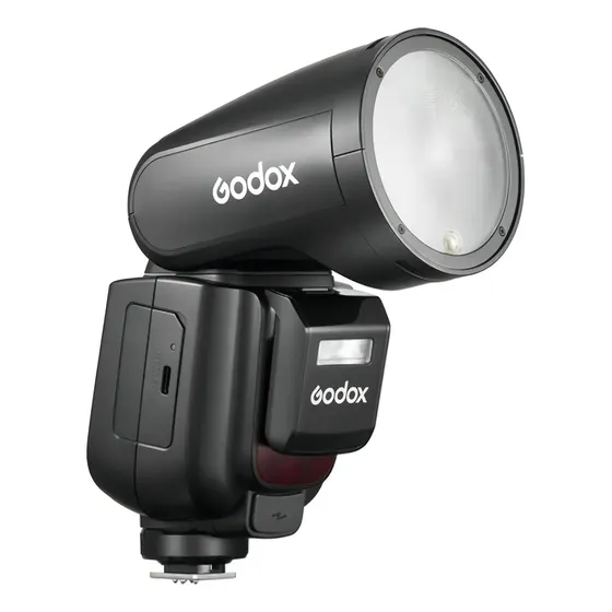 Flash para cámara Godox Speedlite V1 Pro color negro