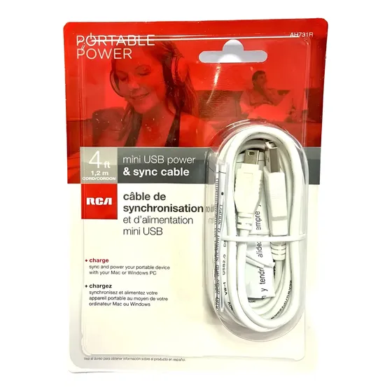 Cable Usb A Mini Usb 1,2mts Macho Cargador Datos Camara Ps3