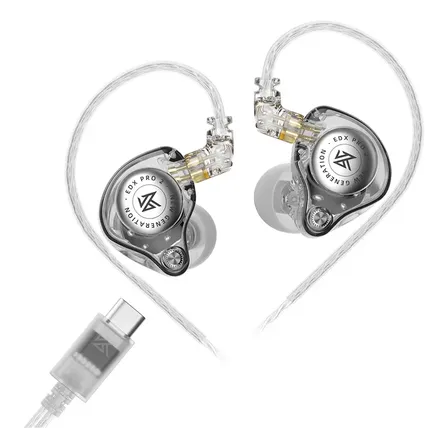 Auriculares Kz Edx Pro 2 In Ear Cable Con Mic