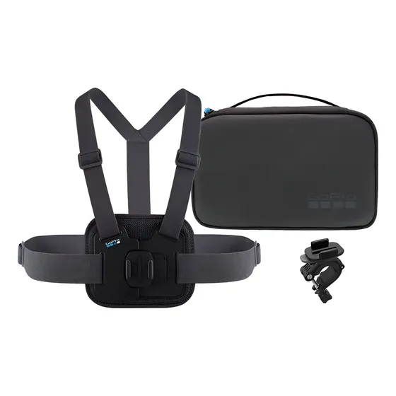 Estuche Kit Gopro Pechera + Soporte Bici +maletin 5 6 7 8