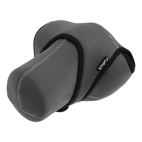 Funda Neoprene Mediana Para Cámara Dslr Grande Negra Negro