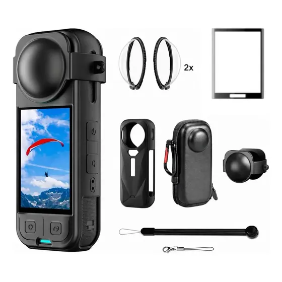 Kit Protección Para Insta360 X5 X4 Con Accesorios
