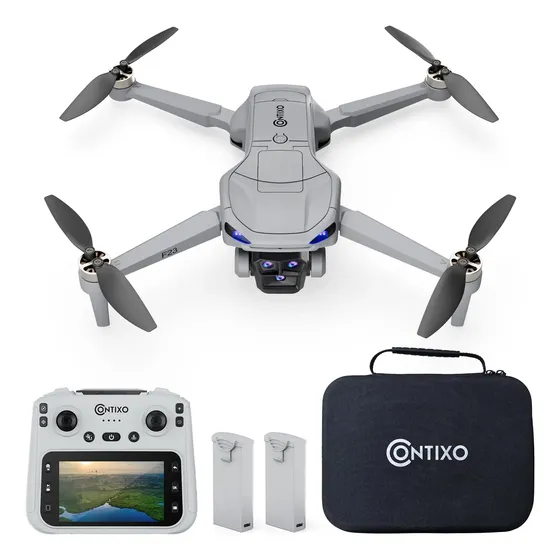 Contixo Dron Gps F23 Con Cámara, Tiempo De Vuelo