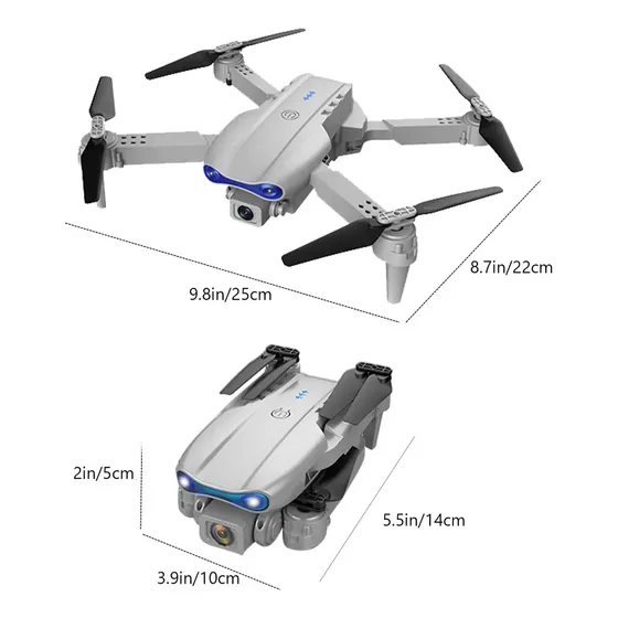 Mini Drone Fopnew con Cámara Dual 4K y Control Remoto para Principiantes