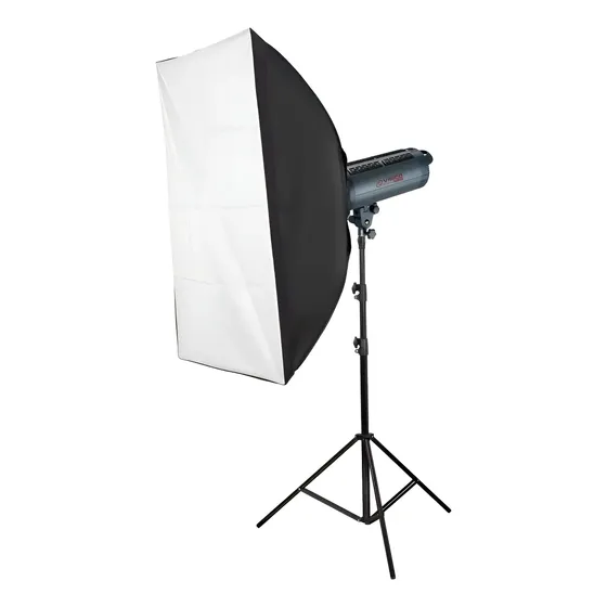 Kit Iluminador Led Luz Continua Visico 150w C/ Softbox Pie