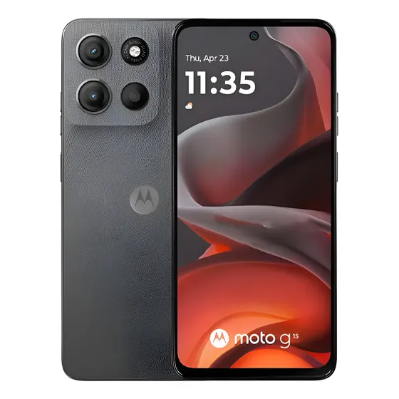 Teléfono celular Motorola Moto G15 8gb Ram 256 Gb NFC Gravity Grey Oscuro