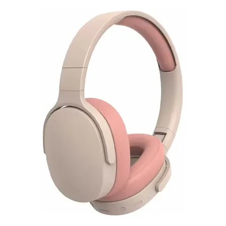 Auriculares Bluetooth Gamer Para Celular Pc Orange Pink