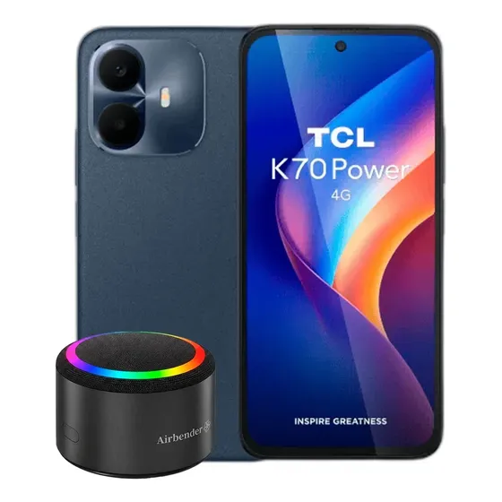 Combo Tcl K70 4+128gb Stardust Blue + Parlante As1 5w