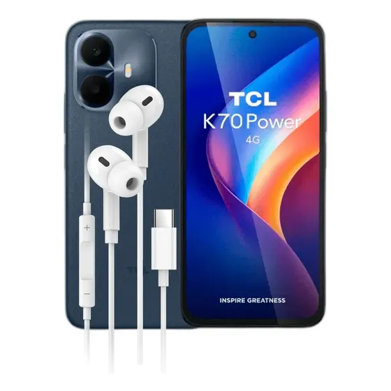 Combo Tcl K70 4+128gb Stardust Blue + Auris Dekkin Usb-c