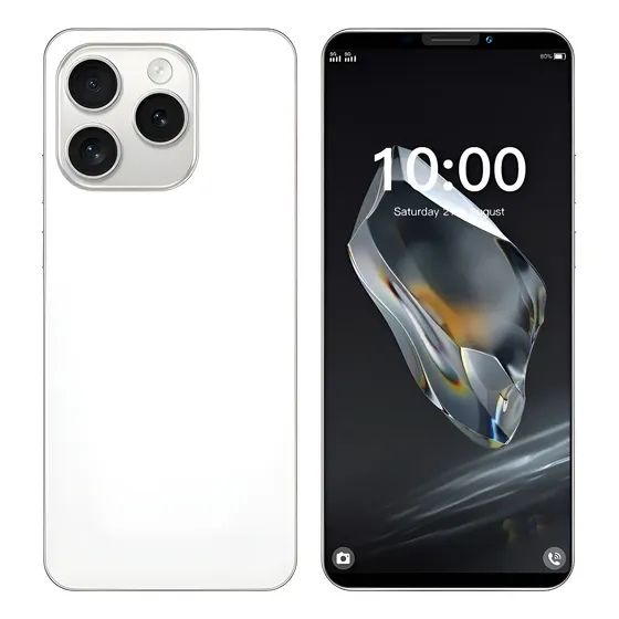 Teléfono Móvil I15 Pro Max 6.8 En Rom16gb Ram2gb Blanco