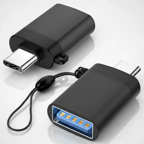 Adaptador Otg Usb 3.0 Hembra A Usb C Macho 5gbp Carga Rápida