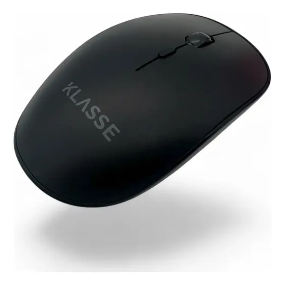 Mouse Inalámbrico Ergónomico 2.4GHz USB Klasse Negro 1600DPI Plug & Play