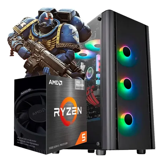 Pc Armada Gamer Amd Ryzen 5 5600gt 16g Ssd 480gb - Mx519 1