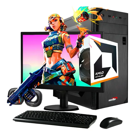 Pc Gamer Escritorio Completa Amd Computadora Cpu Nueva Ssd