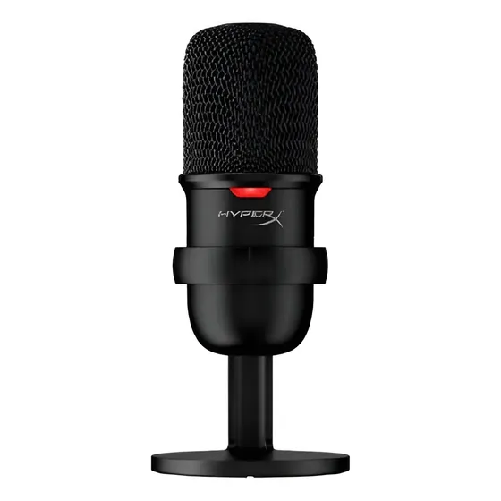 Micrófono de condensador HyperX cardioide negro Solocast