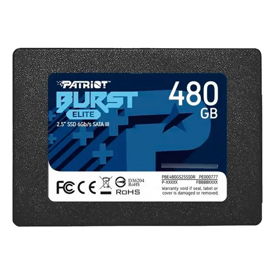 SSD Patriot Burst de 480 GB SATA III para PC y Notebook
