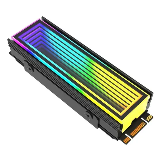 Disipador M2 Nvme 2280 Argb Infinito Ssd Pad Térmico 5v 3pin