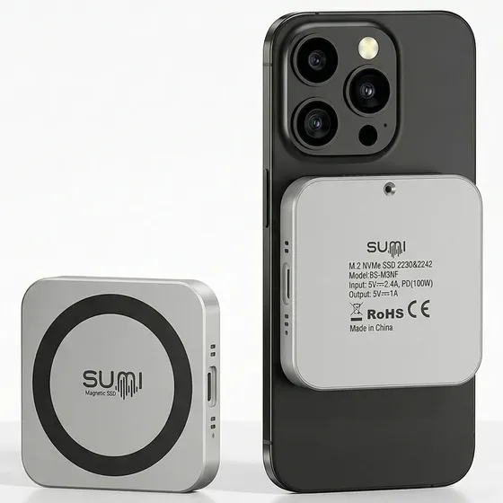 Case Ssd M.2 Nvme 2230 Magnetico Usb-c Iphone 15 Pro 10gbps
