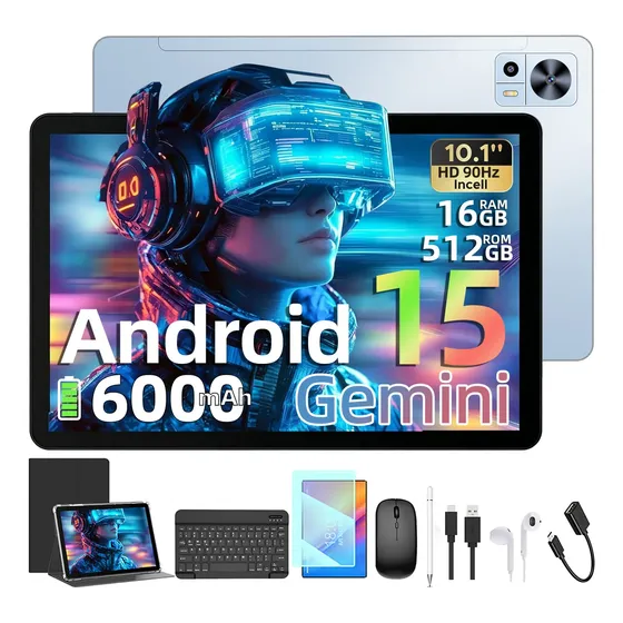 Tablet 10.1 Android 15 16 Gb Ram 512 Gb 4g Lte