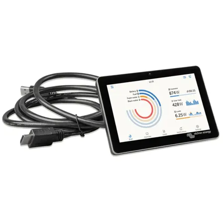 Pantalla Táctil Gx Touch 70 Victron Energy 7  Para Cerbo Negro