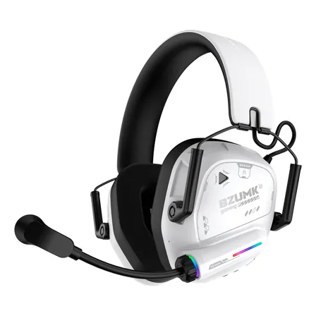 Auriculares Gamer Gt880 Con Micrófono Desmontable Blanco