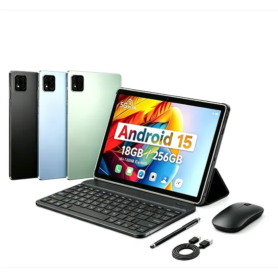 Tablet Android 15 De 10 Pulgadas, 18 Gb De Ram+256 Gb De Rom