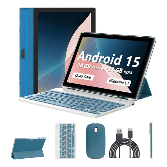Tablet Iweggo 10android 15,18gb Ram 128gb,teclado,funda,mou