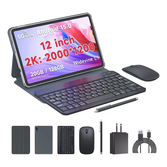 Yy. Pbpb. Tablet Android 15, 12'', 20gb (6+14) Ram + .