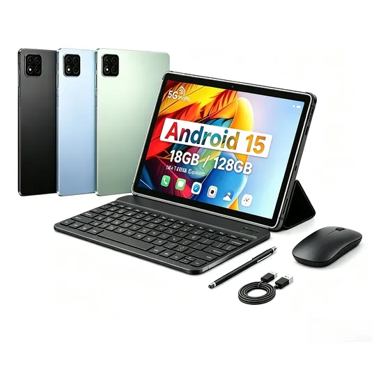 Tablet Android 15 De 10 Pulgadas, 18 Gb De Ram+128 Gb De Rom