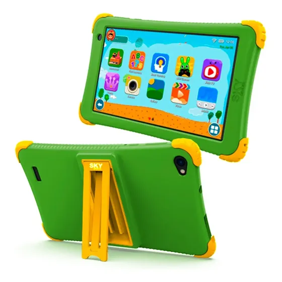 Tablet Sky Kids Pro 10 4 Gb Android Batería 5000 Mah Wawa Apk Color Verde