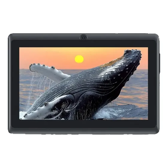 Tableta De 7 Pulgadas Para Niños, Android, Wifi, 4+32gb, Neg