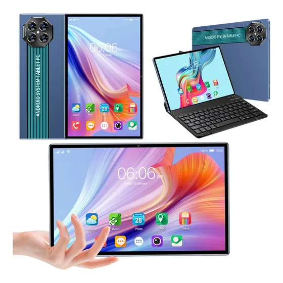 Tablet 10.1 Pulgadas 16gb+256gb Hd Con Teclado Y Ratón