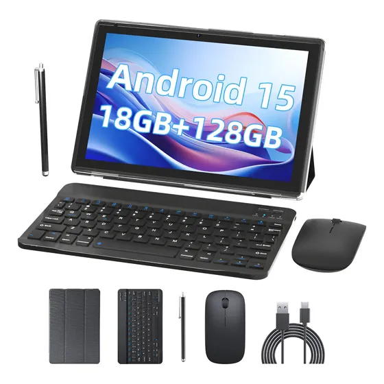 Tablet Android 15.0 De 10 Pulgadas, 18 Gb De
