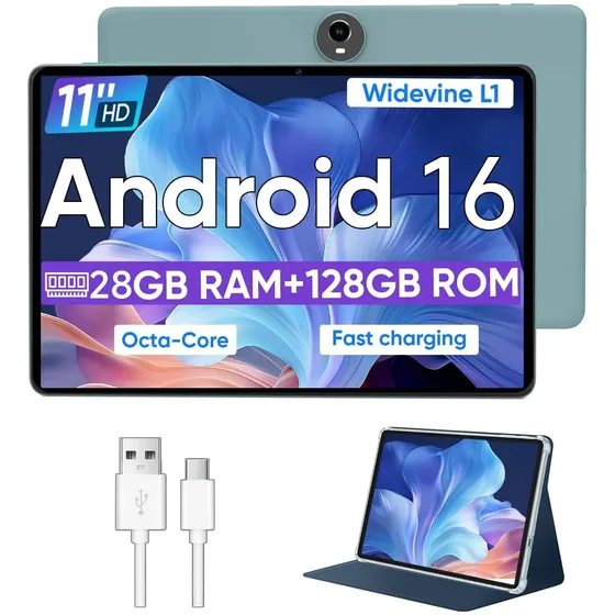 Tablet Android 15, Tabletas De 11 Pulgadas Con Procesador